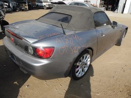 2001 HONDA S2000 SILVER 2.0L MT A18896